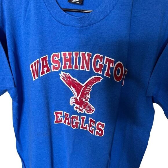 VTG 80s EWU Eagles T Shirt XL - Picture 2 of 4
